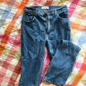 Abercrombie Ultra High Rise, Slim Straight Jean